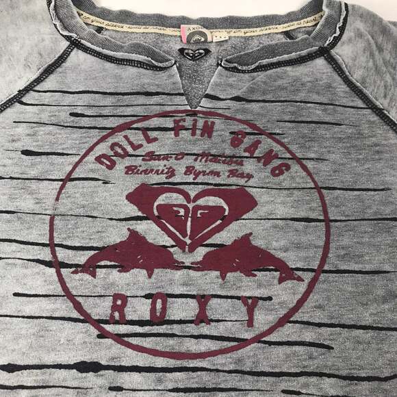 Roxy long sleeve crop top DOLL FIN GANG - Picture 1 of 4